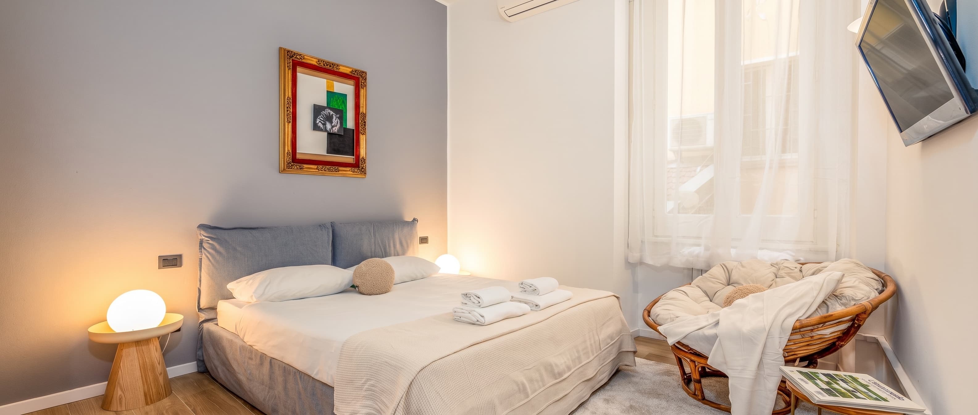 Ingresso di un appartamento gestito da Cosmica Rentals